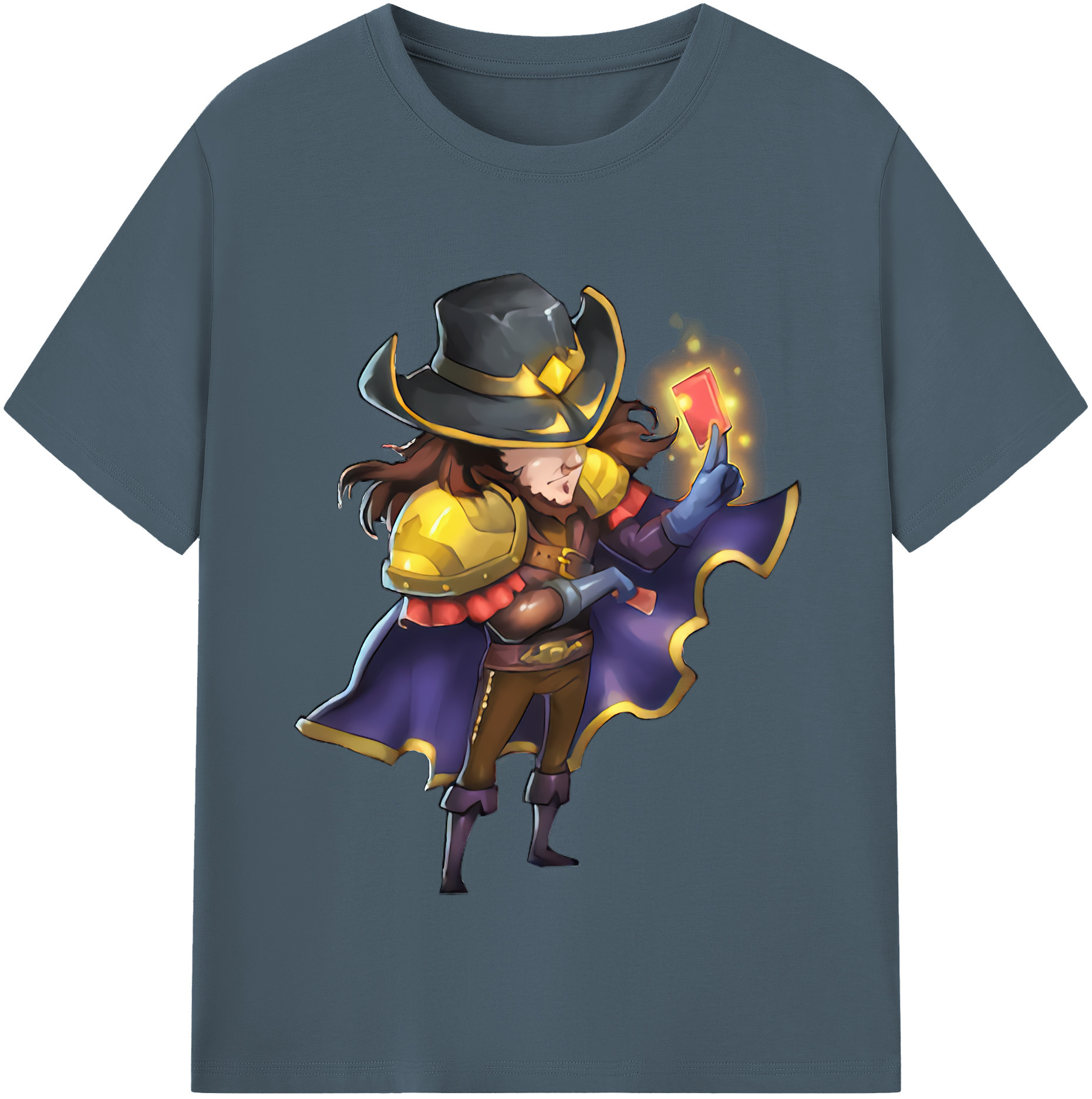 リーグ・オブ・レジェンド League of Legends LOL 綿100％半袖Tシャツ（フロントプリント）